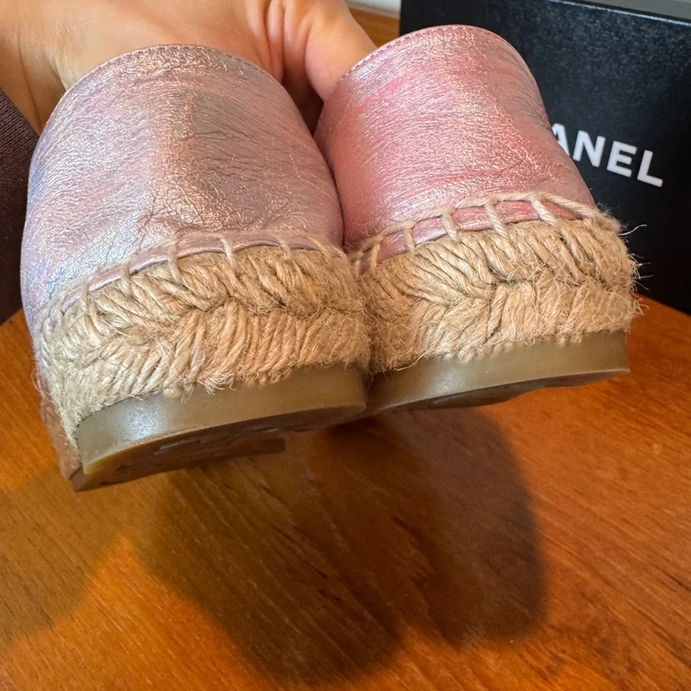 AUTHENTIC CHANEL Espadrilles size 37 - Picture 10 of 10